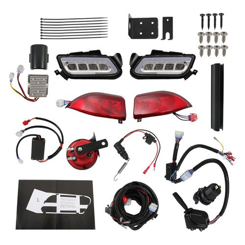 DURAFORCE For Club Car Tempo Golf Carts w/RGB Daytime Running Light LED Light Kit 2018+ US