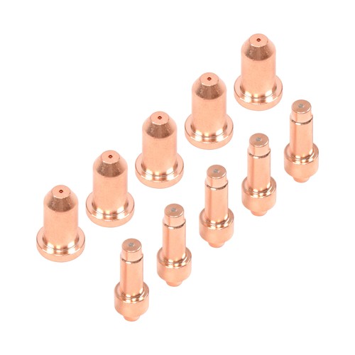 DURAFORCE 10Pcs Plasma Electrode 249926 Tip 249928 Nozzle for Miller XT40 XT30 XT30C Torch