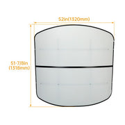 DURAFORCE Tuff Top Tractor Canopy White For ROPS 52" X 52" w/ Mounting Accessories