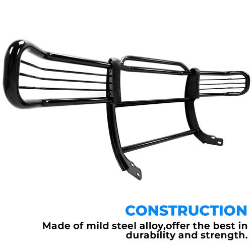 Bull Bar Grille Guard Black Steel Power Coated for Isuzu Rodeo Amigo 1998-2004