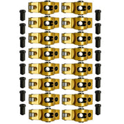 DURAFORCE 1.7 Ratio 7/16" Stud Gold Roller Rocker Arms Kit For Chevy BBC 396 402 427 454