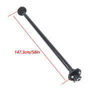DURAFORCE (with U-Bolt Kit) Trailer Axle 4 lug-4" Idler 58" Hub Face Fit For 2000lbs