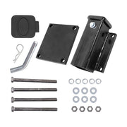 DURAFORCE Brand New 4"- 4.5" Square Bolt-on Bumper Hitch Receiver 2 inch Receiver Opening