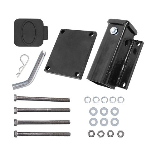 DURAFORCE Brand New 4"- 4.5" Square Bolt-on Bumper Hitch Receiver 2 inch Receiver Opening