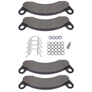DURAFORCE BRAKE PAD KIT 10K-12K AXLE FOR K71-180-00 DEXTER CALIPER 2 WHEELS Semi-Metallic