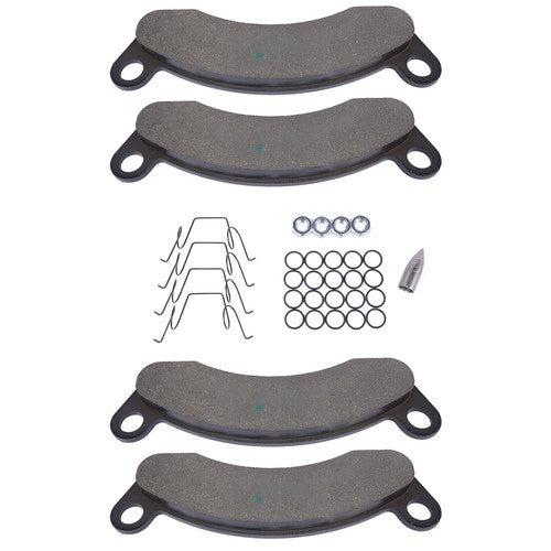 DURAFORCE BRAKE PAD KIT 10K-12K AXLE FOR K71-180-00 DEXTER CALIPER 2 WHEELS Semi-Metallic