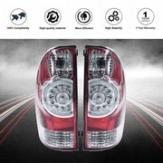 DURAFORCE Tail Lights Left+Right Rear LED Brake Lamps Fit For Toyota Tacoma 2005-2015 New