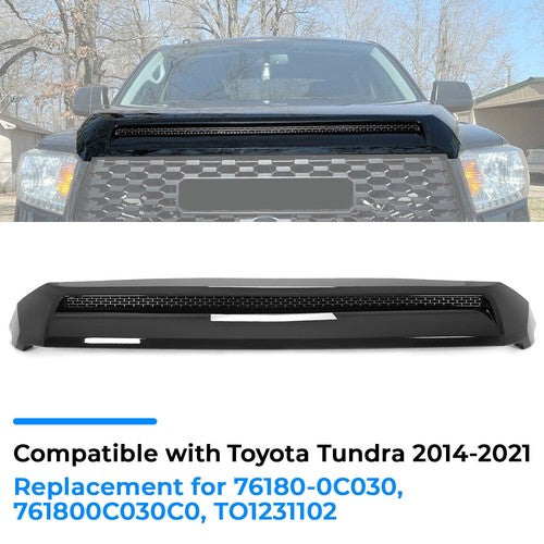 Front Upper Hood Molding Grille for Toyota Tundra 2014-2021