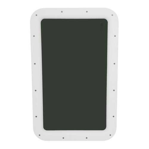 15 x24 White RV Window Entry Door Tinted Glass for Universal RV Trailer Camper