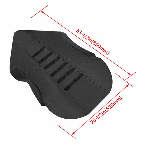 DURAFORCE For Suzuki LTZ 400 Z400 Seat Cover BLACK RIBBED GRIPPER Quadsport Z400 2003-2009
