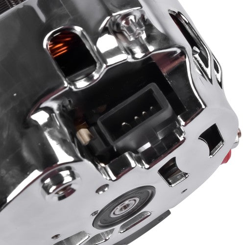 DURAFORCE Chrome CS130 Alternator V-Belt 1 Wire for Chevy GM 1985-1993 ES1022C 180Amp 12V