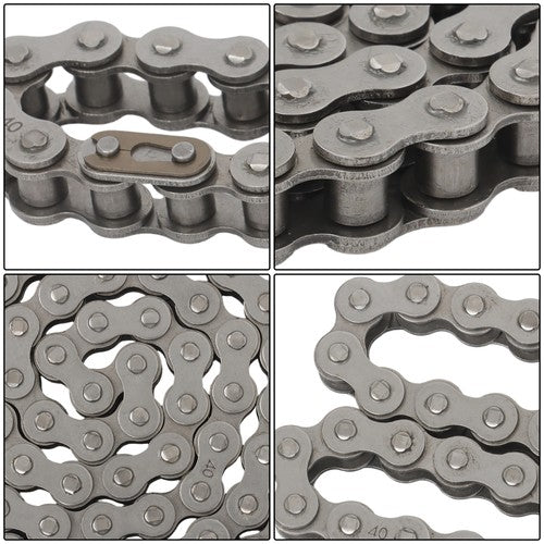 DURAFORCE #40 Roller Chain x 5 feet + 2 Connecting Links