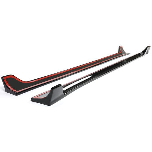 Side Skirts Extension Rocker Panels Black for Tesla Model 3 2017 2023