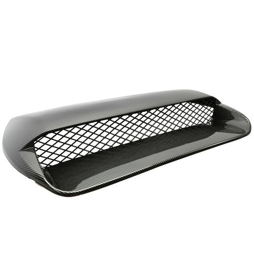 Carbon Fiber Look Air Flow Hood Scoop Bonnet Vent for 2015-2021 Subaru WRX STI