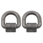 DURAFORCE 2 Pack 1" Weld On Forged D Ring with Welding Clip 47,000 LBS Fracture Strength