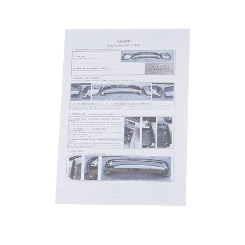 DURAFORCE Chrome Split Front Bumper Without Sensor Hole For Dodge RAM 2500 3500 2010-2018
