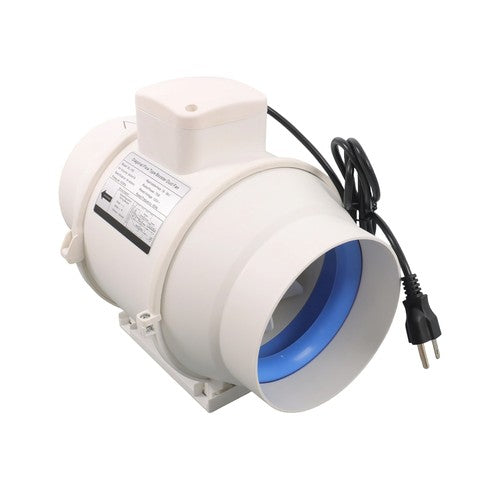 DURAFORCE 6 Inch Inline Duct Fan - 400 CFM Ventilation Exhaust Fan for Duct Vent Bathroom