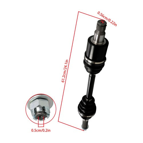 DURAFORCE Fit For Polaris RZR 800 2008-2013 1332884 Rear Left/Right CV Axles Drive Shaft