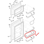 DURAFORCE For 240534701 NEW Door Bar (Middle) Rack Fits Frigidaire or Kenmore Refrigerator