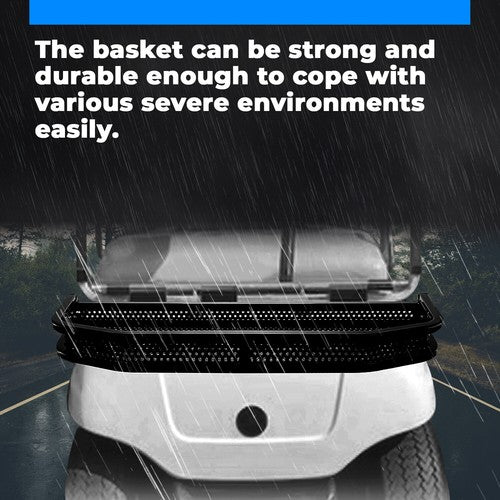 For Yamaha G14 G16 G19 G20 G21 G22 Golf Cart Front Basket Clay w Brackets