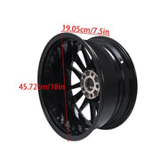 DURAFORCE 18"x8" Alloy Rim Replacement Wheel Black For Toyota Camry 2021-2024 4261106J30