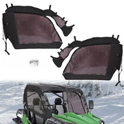 DURAFORCE Soft Doors Set For CFMOTO ZForce 500 800 EX 1000 14-22 Tinted w/Zippered Window
