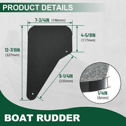DURAFORCE Paddle Boat Rudder Kit For Sundolphin Pedal Boat 2, 3, 4, 5 seater Sea Hawk