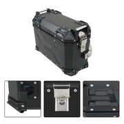 DURAFORCE 36L Motorbike Hard Side Saddlebag Box Trunk Tour with Support Racks 2×Side Case