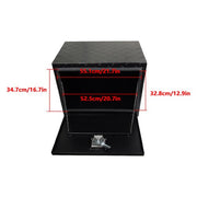 DURAFORCE 24"Aluminum Pickup Truck Underbody Bed Tool Box for Under Trailer Tool Storages