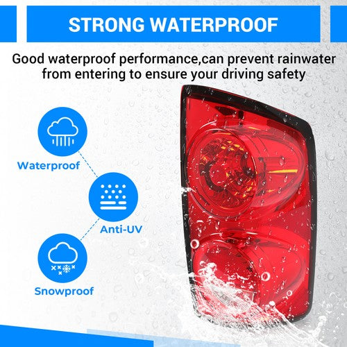 Tail Light for 2007-2008 Dodge Ram 1500 and 2007-2009 Ram 2500 3500 Passenger Side