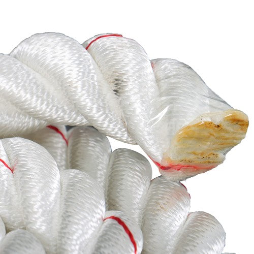 DURAFORCE 1"×120ft Double Braid Polyester Rope 3400lbs Breaking Strength Strong Pulling