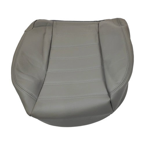 Front Driver Side Bottom Leather Seat Cover Gray for Hummer H2 2003 2007