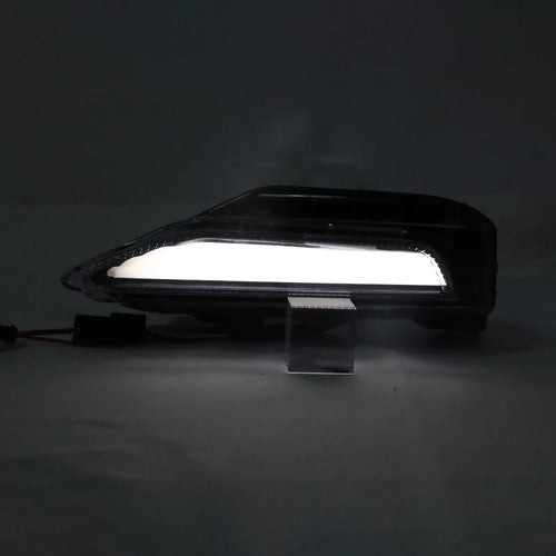 DURAFORCE 4PCS LED Double Color Fog Lights Turn Signal for 2014-2020 for Infiniti Q50
