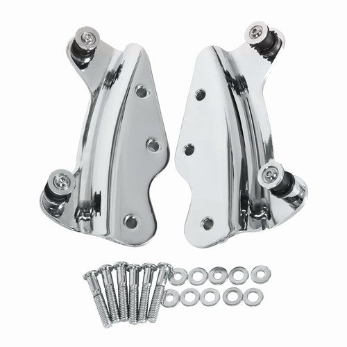DURAFORCE Tour Trunk Mount Rack + Docking Hardware Kit For 09-13 Harley Touring Road King