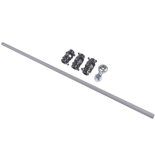DURAFORCE Black U Joint 36" Steel Steering Shaft w/ 3/4" DD Steering Shaft Support Bearing