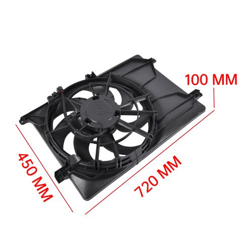 DURAFORCE Cooling Fan Assembly Fit 2017-2022 Kia Sportage EX / LX / S 2.4L L4 25380-D9900