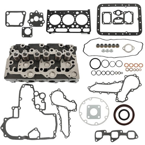 DURAFORCE US For Kubota Tractor L2900 L3000 L3010 L3130 D1503 Complete Cylinder Head Assy