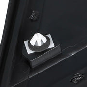 DURAFORCE For Grand Caravan 2008-20 Mirror Flag Applique Plastic Right Side Black