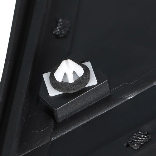 DURAFORCE For Grand Caravan 2008-20 Mirror Flag Applique Plastic Right Side Black