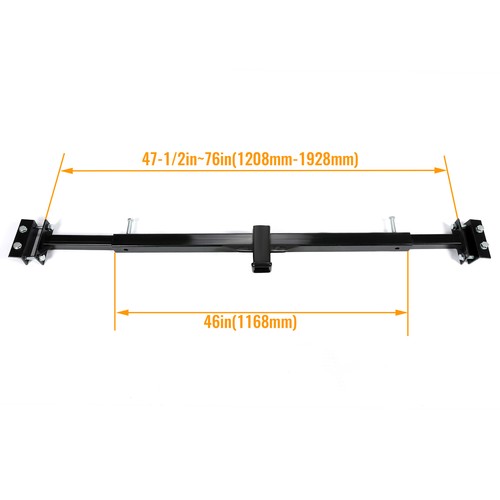 2 Trailer Hitch for Camper RV Trailers 5th Wheel Bike Rack Mount Adjustable