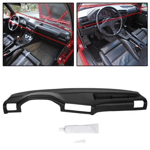 Molded Dash Cap Cover for 1984-1990 BMW 3-Series E30 325i Dashboard Black