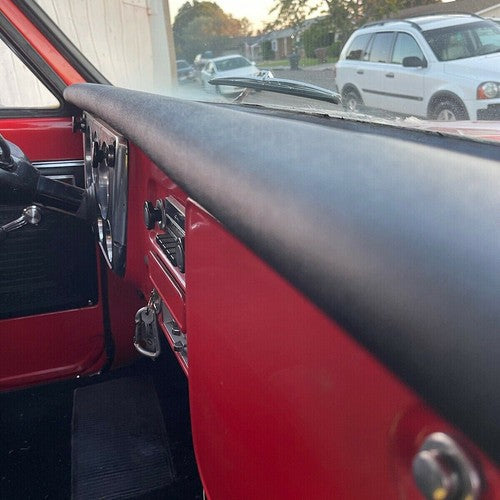 1967 1972 Chevy GMC C10 Truck Dash Pad Cover Black 67 68 69 70 71 72