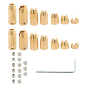 DURAFORCE 14 PACK Universal Motorcycle Reusable Brass Wheel Spoke Balance Weights