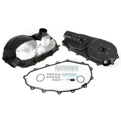 DURAFORCE For Can Am Maverick 1000R Drive Clutch Belt Cover CVT Kit Belt Box Set 2014-2020