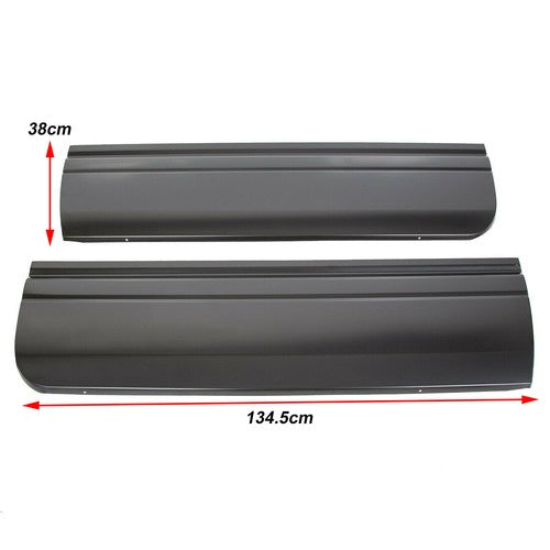 Lower Front Door Skin Set For 94 To 02 Dodge Ram Except 4 Door Quad Cab Pair