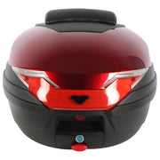 DURAFORCE 32L Red Motorcycle Tour Tail Box Top LockStorage Carrier Luggage Scooter Trunk
