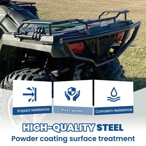 Rear Bumper Brush Guard Storage Rack Extender for Polaris Sportsman 450 2014 2020