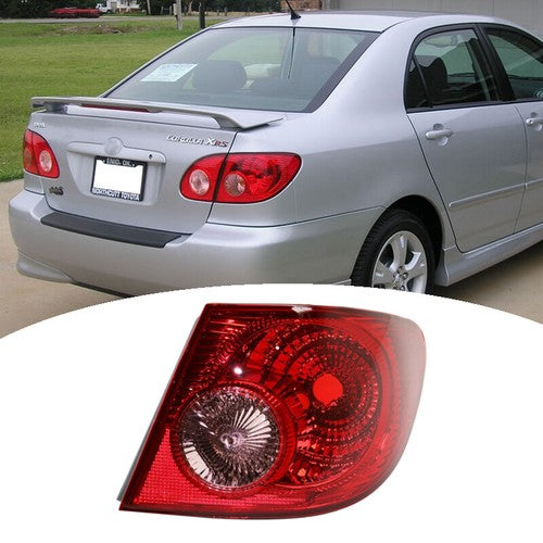 DURAFORCE Outer Tail Light Tail Lamp RH Passenger Side 2003-2008 for Toyota Corolla CE LE