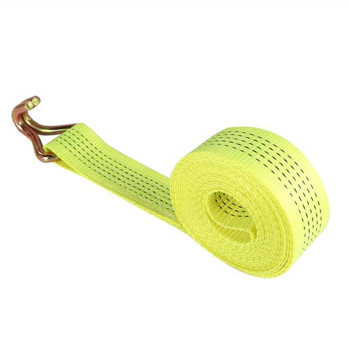 DURAFORCE 8-Pcs 2" x 15 Ft Ratchet Straps With J Hook 5000 Lbs Heavy Duty Tie Downs