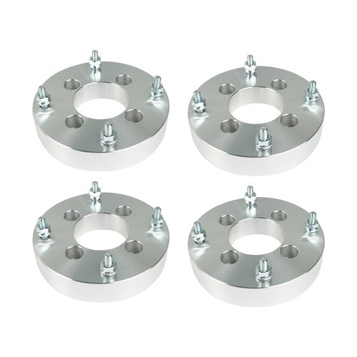 DURAFORCE 4x156 Wheel Spacers 1.5" 90mm 3/8"-24 2000-2006 For Honda Rancher 350 Silver X4
